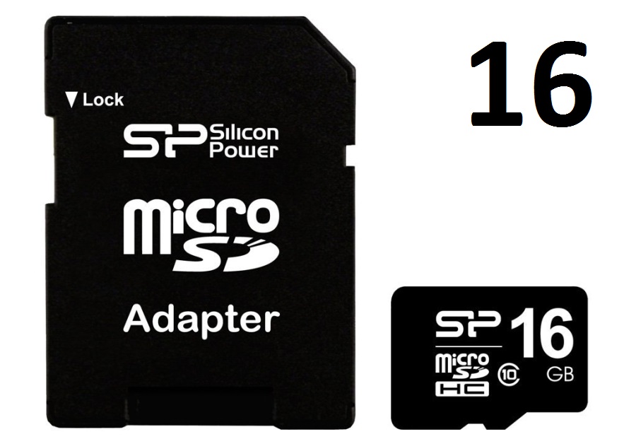 Карта памяти microSD 16Gb 10 class